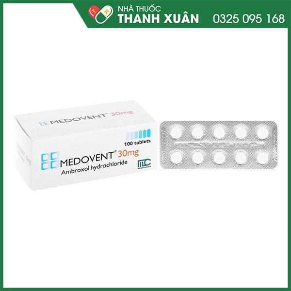 Medovent 30mg trị triệu chứng bệnh phế quản